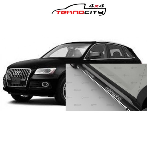 AUDİ Q5 2009-2017 YAN BASAMAK EMERALD SİYAH-ALUMİNYUM